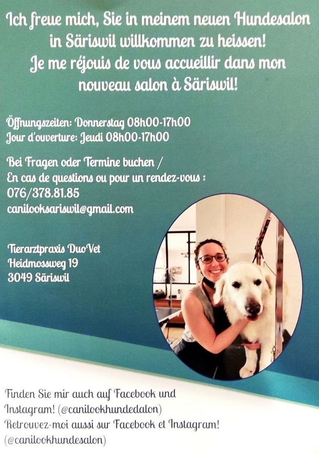 Hundesalon Estelle Gohl Cani'Look Tierarztpraxis DUOVet